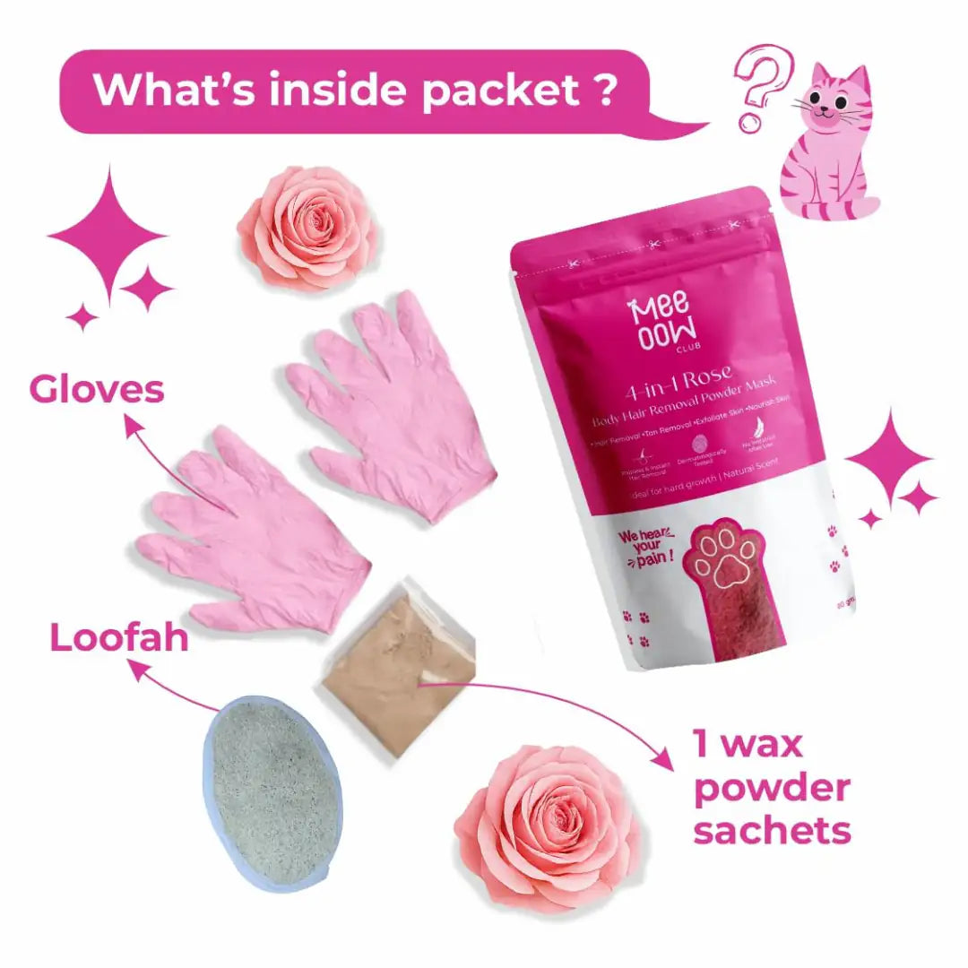 MEEOW 10-Min Painless DIY Hair Removal Mask