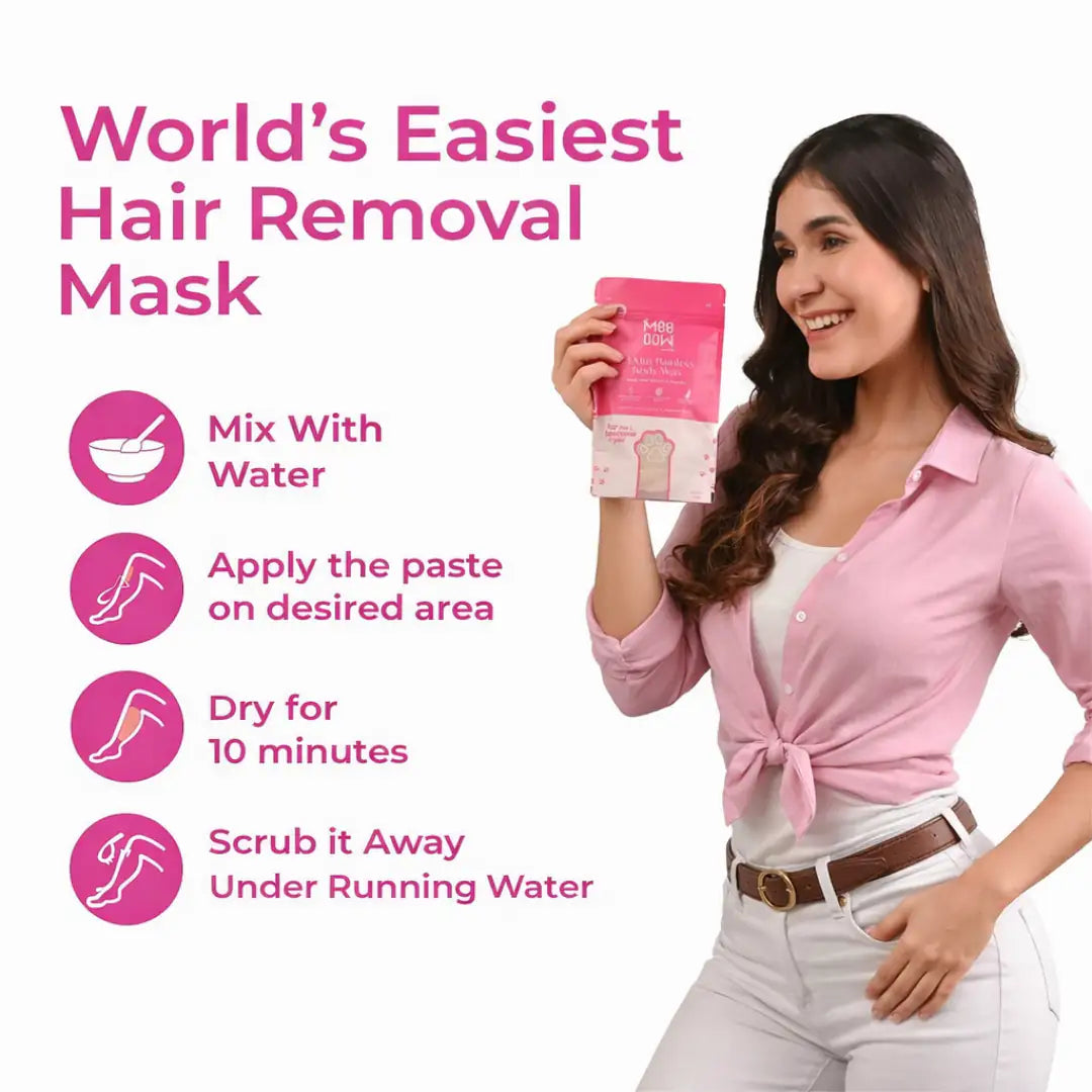 MEEOW 10-Min Painless DIY Hair Removal Mask
